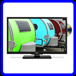 Televisions for motorhomes and caravans and camping button